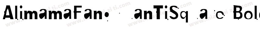 AlimamaFangYuanTiSquare Bold字体转换